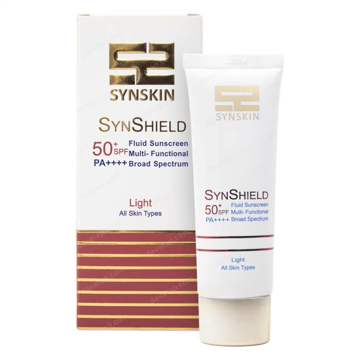 کرم ضد آفتاب فلوئید ساین شیلد رنگی SPF50+ ساین اسکین