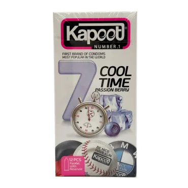 کاندوم 7 کاره سرد کاپوت مدل COOL TIME بسته 12 عددی