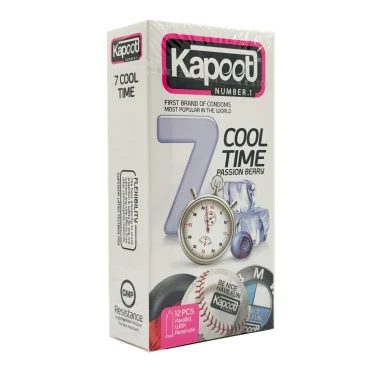 کاندوم 7 کاره سرد کاپوت مدل COOL TIME بسته 12 عددی