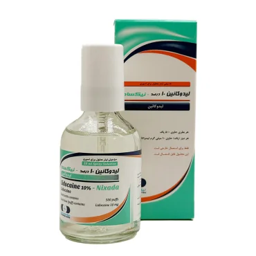 اسپری لیدوکائین 10 درصد نیکسادا 50 میلی لیتری