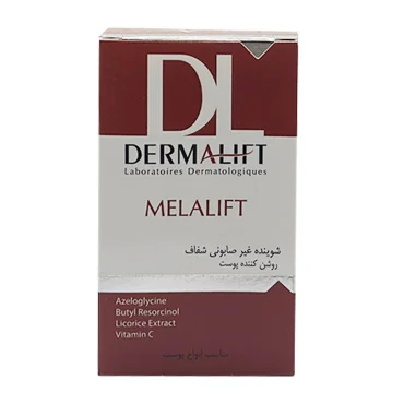 پن شفاف روشن کننده درمالیفت انواع پوست ملالیفت شوینده غیرصابونی 100 گرمی