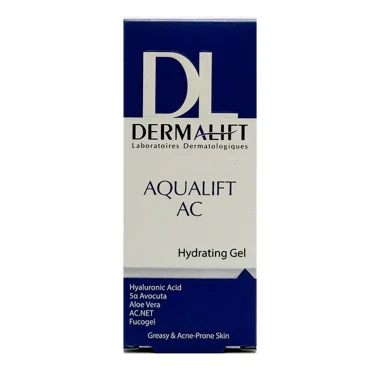 کرم ژل آبرسان درمالیفت مدل Aqualift مناسب پوست چرب حجم 50 میلی لیتری