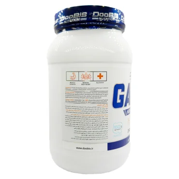 پودر گینر دوبیس 1000 گرم با طعم بیسکوئیت شکلاتی