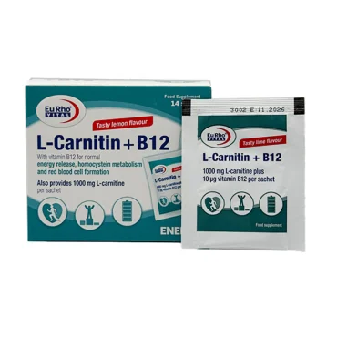 ساشه ال کارنیتین پلاس B12 یوروویتال 14 عددی