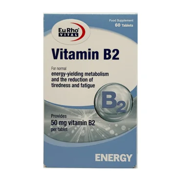 قرص یوروویتال ویتامین B2 بسته 60 عددی